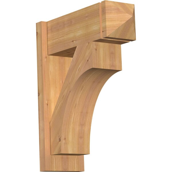 Ekena Millwork Westlake Smooth Arts and Crafts Outlooker, Western Red Cedar, 7 1/2"W x 20"D x 24"H OUT08X20X24WTL03SWR - main